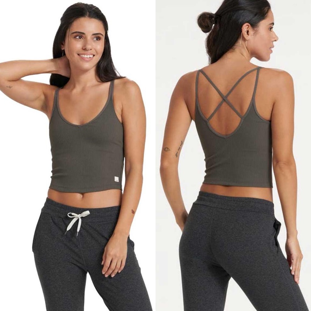 vuori | Rib Crop Tank